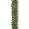 9 ft. Garwood Spruce Garland with Warm White LED Lights