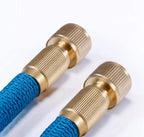 AOHMG Expandable Garden Water Hose, Lightweight All Brass Connectors Extra Strength Fabric Flexible Expanding Hose, for Outdoor Lawn Car Watering Plants,49Feet