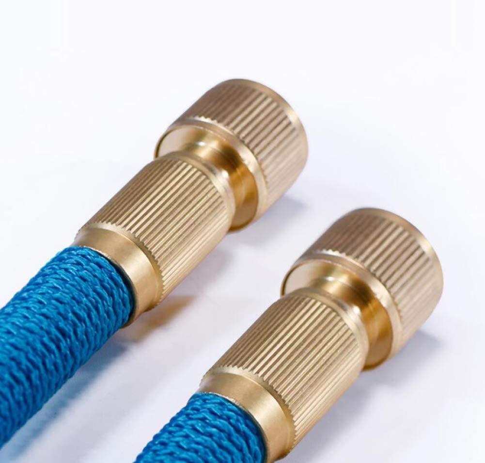AOHMG Expandable Garden Water Hose, Lightweight All Brass Connectors Extra Strength Fabric Flexible Expanding Hose, for Outdoor Lawn Car Watering Plants,49Feet