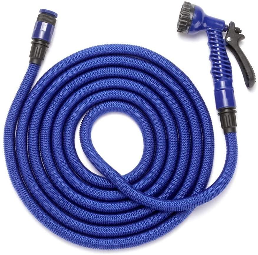 ZLSP Hose Nozzle Garden Hose Nozzles 8 Adjustable Patterns Hose Spray Gun Pressure Spray Nozzle, Hose Gun for Garden, Watering Lawn, Car Washing, Cleaning, Pets Wash Garden Hose (Size : 7.5m)