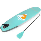 Ultimate 10 ft. Aqua PVC Inflatable Stand Up Paddle-Board with SUP Paddle and Essentials
