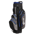 Ram Golf Waterproof Cart Bag - 14 Way Club Dividers Black/Grey/Blue