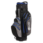 Ram Golf Waterproof Cart Bag - 14 Way Club Dividers Black/Grey/Blue