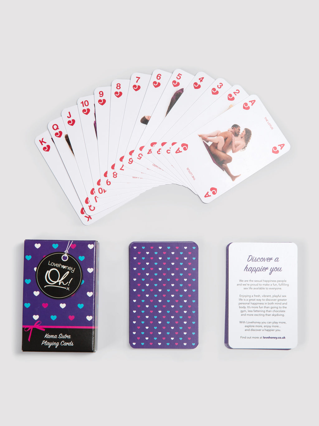 Lovehoney Oh! Kama Sutra Playing Cards,