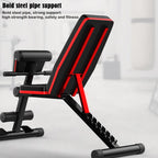 VANLOFE Weight Bench 閳 Adjustable Weight Bench Exercise Bench with Elastic Strings for Full Body Training