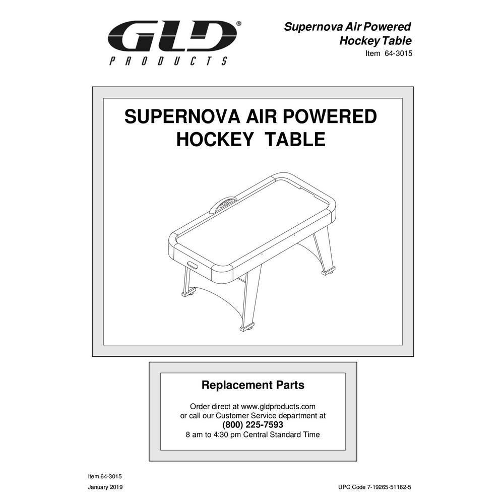 Supernova 6 ft. LED Air-Powered Hockey Table