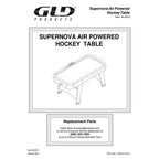 Supernova 6 ft. LED Air-Powered Hockey Table