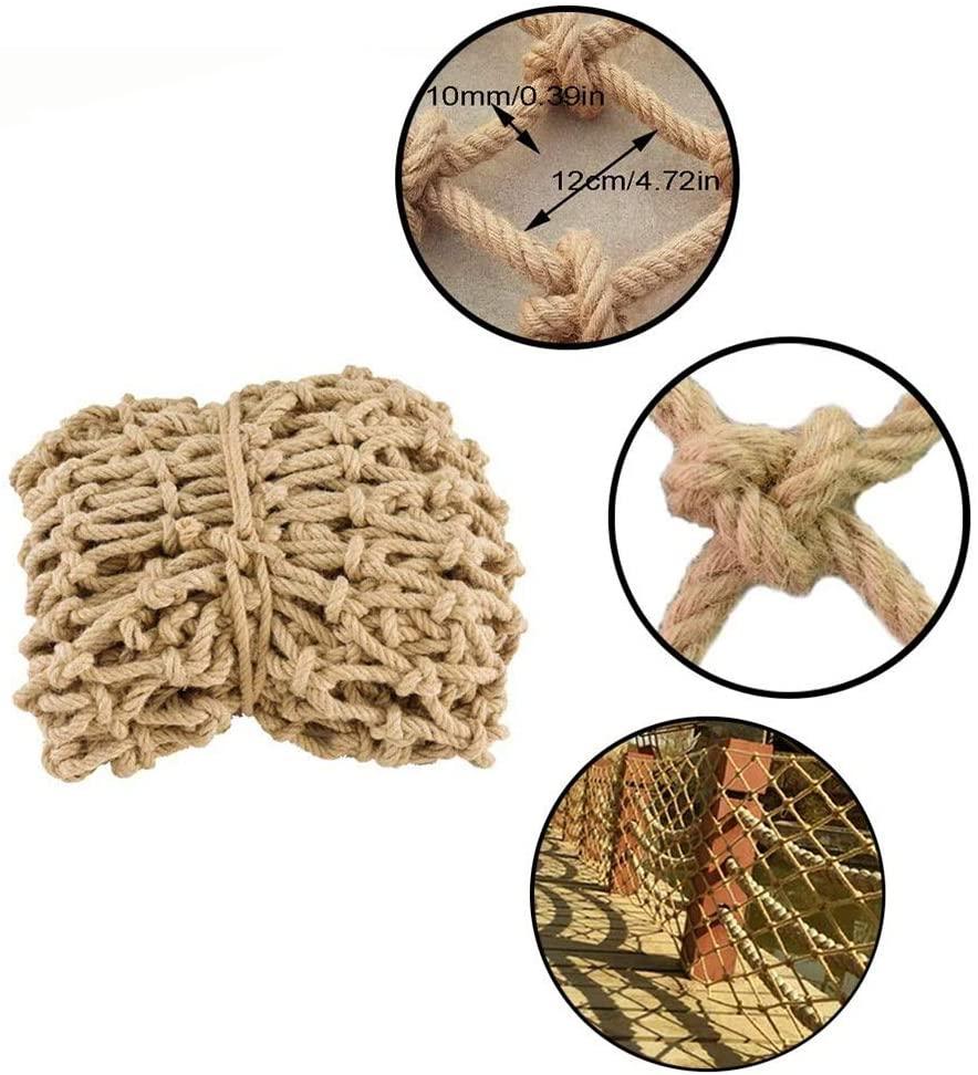 Children Protective Netting Balcony Stairs Safty Netting Outdoor Training Development Protection Nets Climbing Anti-Fall Net Amusement Park Kindergarten Rope Nets(12mm/12cm) Stairs Safety +++