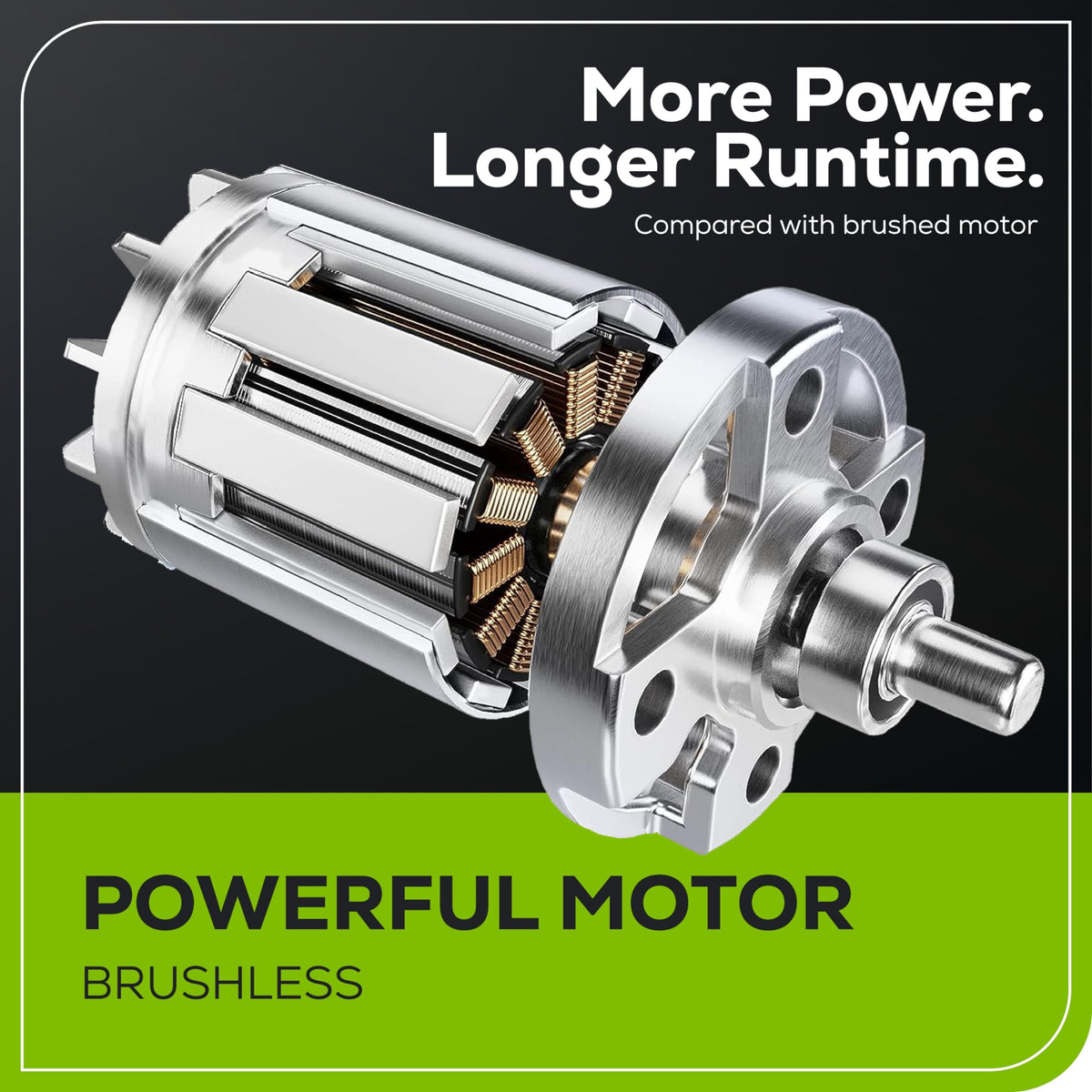 24V 13“ Brushless Cordless Lawn Mower with 4.0Ah Battery &amp; Charger,Maintenance-Push Mower with 2-in-1 Mulch/Bag