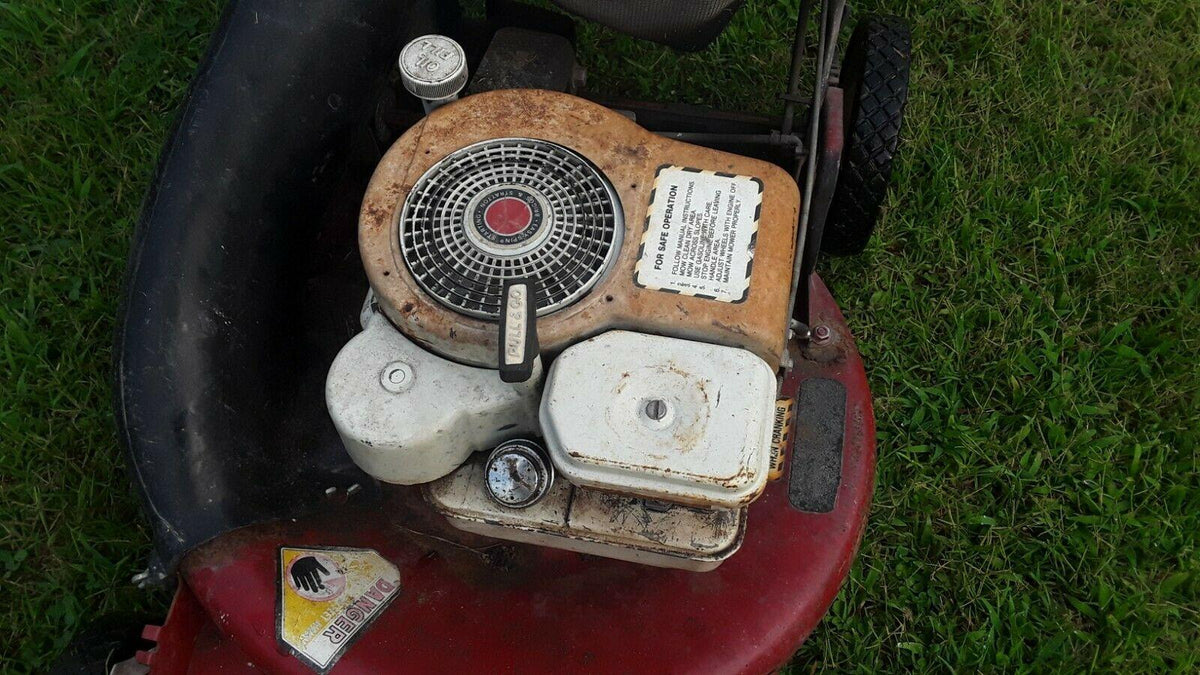 Vintage 70's 80's Self Propelled Push Lawn Mower RUNS GREAT!!