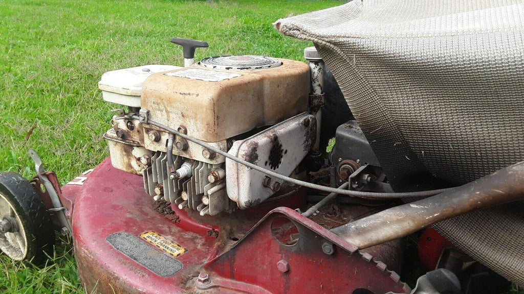 Vintage 70's 80's Self Propelled Push Lawn Mower RUNS GREAT!!