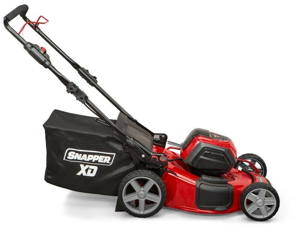 Electric Cordless Push Lawn Mower Walk Behind Bagger Battery Charger