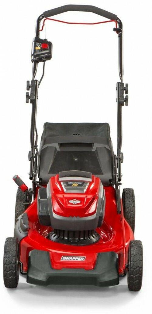 Electric Cordless Push Lawn Mower Walk Behind Bagger Battery Charger