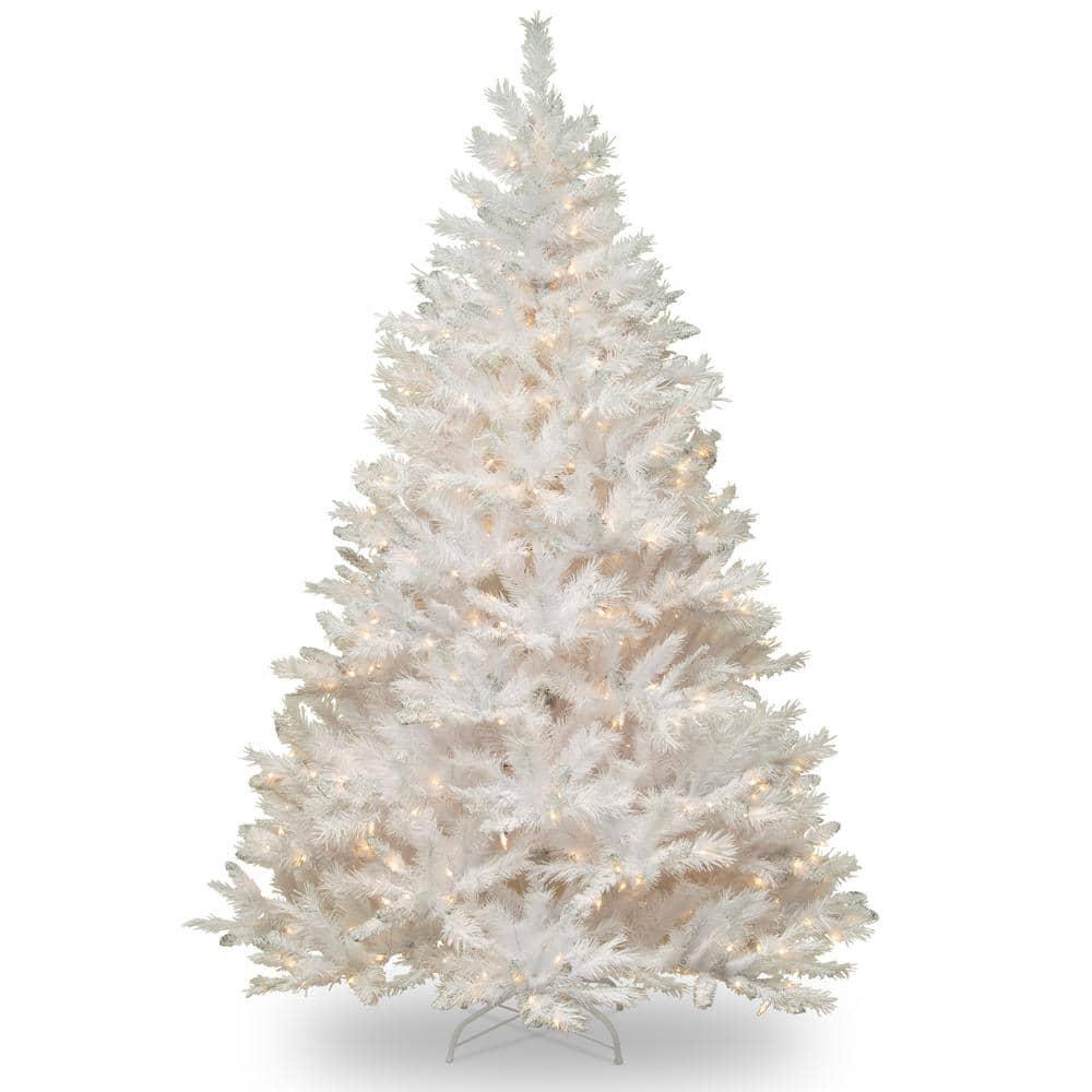 6.5 ft. Winchester White Pine Artificial Christmas Tree with Clear Lights