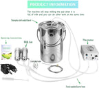 lyfreen rechargeable milking machine for cows, adjustable impulse milking supplies portable vacuum pump milker with bucket livestock domestic farm milking device(7l)