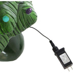3 ft. Pre-Lit Artificial Christmas Tree with Illuminated Star and Vintage Bulb Covers in Green