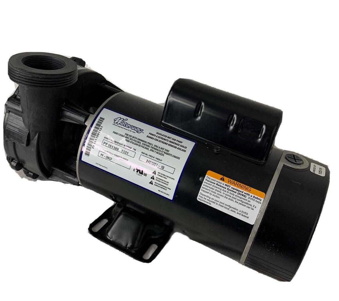 century waterway spa pump 3hp 230v 8.5/2.8a 2-speed 2 mbt sd 48f hot tub hi-flo