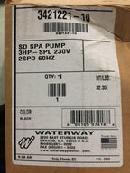 century waterway spa pump 3hp 230v 8.5/2.8a 2-speed 2 mbt sd 48f hot tub hi-flo