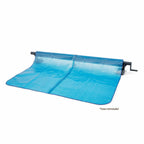 intex heavy duty aluminum solar above ground pool cover reel, cover not included
