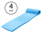 TRC Recreation Sunsation 70" Foam Raft Lounger Pool Float, Bahama Blue (4 Pack)
