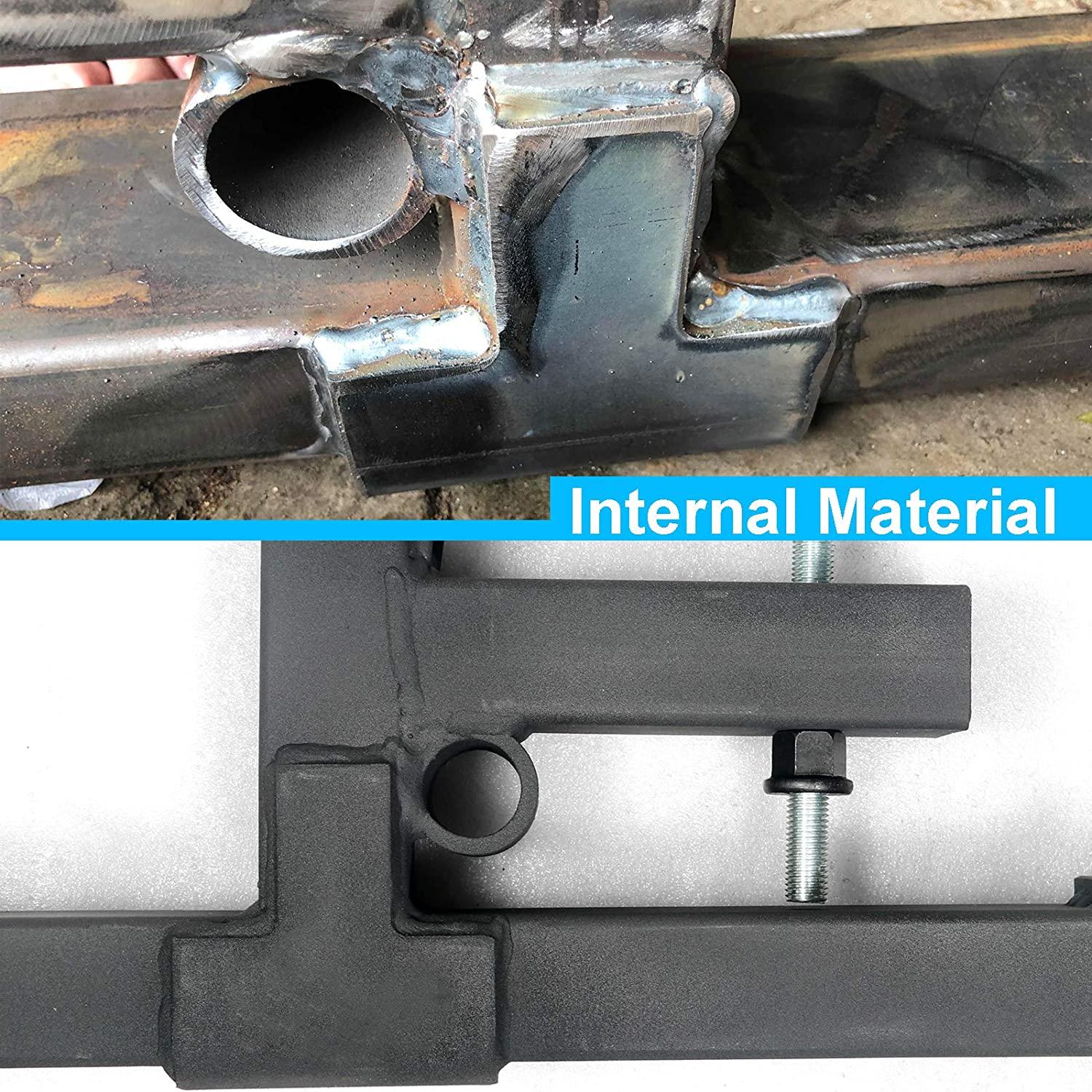 sulythw clamp on pallet forks for tractor bucket heavy duty 60" 4500lbs capacity skid steer forks