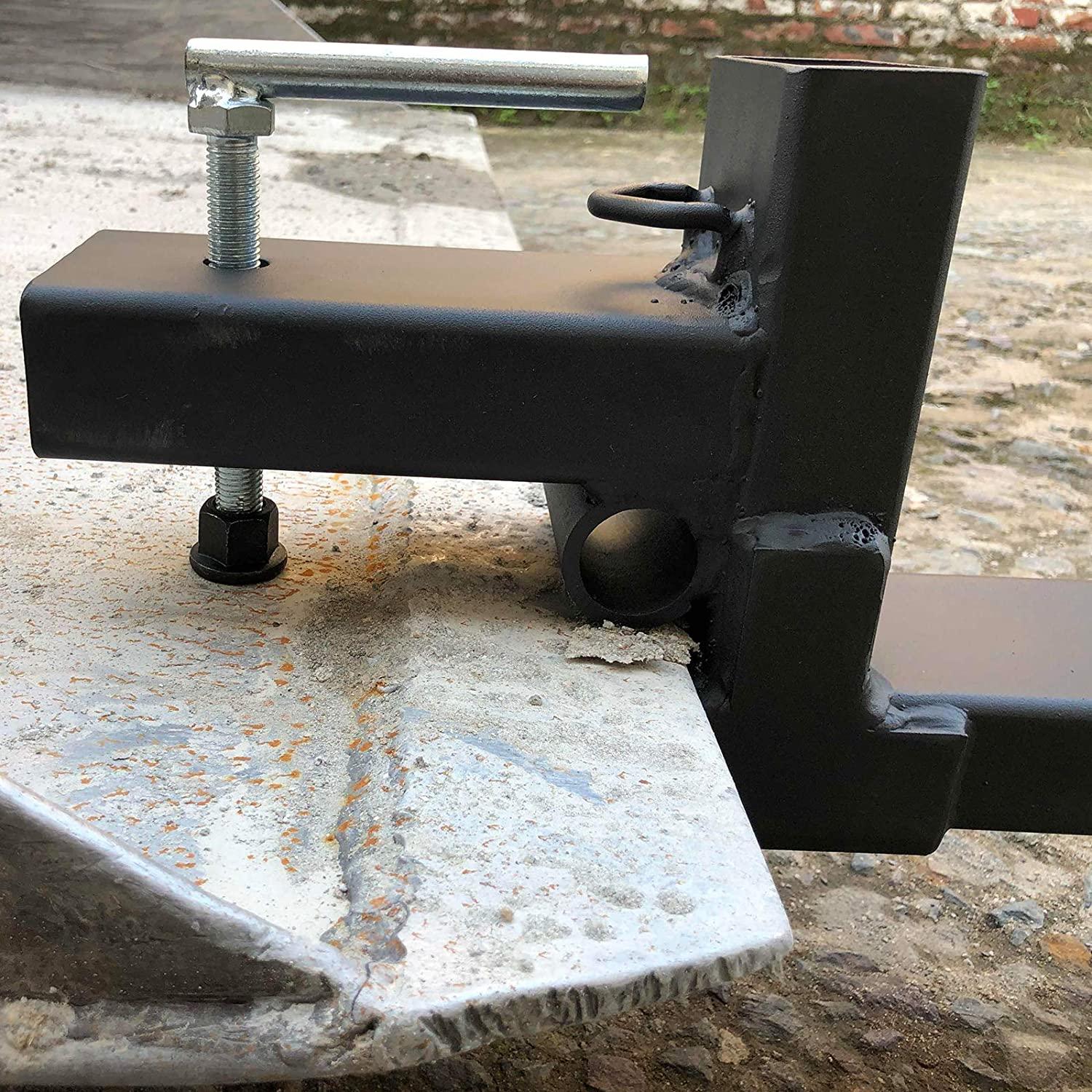 sulythw clamp on pallet forks for tractor bucket heavy duty 60" 4500lbs capacity skid steer forks