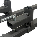 sulythw clamp on pallet forks for tractor bucket heavy duty 60" 4500lbs capacity skid steer forks