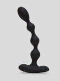 12 Function Rechargeable Bendable Vibrating Anal Beads, Black