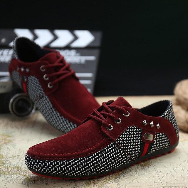 New Fashion Men Flats Light Breathable Shoes