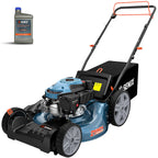 21'' Self-Propelled Gas Lawn Mower (FWD), 170 cc 4-Cycle Engine 3.8 HP, 3-in-1 (Bagging/Mulching/Side Discharge), 6-Position Cutting Height Adjustment, 1.7 Bushels Grass Bag