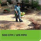 80V 21” Brushless (Push) Cordless Electric Lawn Mower + (500 CFM) Axial Leaf Blower (75+ Compatible Tools), (2) 2.0Ah Batteries and 30 Minute Rapid Charger