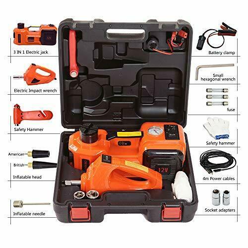 12V Electric Car Jack 5.0T11000Lb Allinone Automatic Floor Jack Kit Car Jack