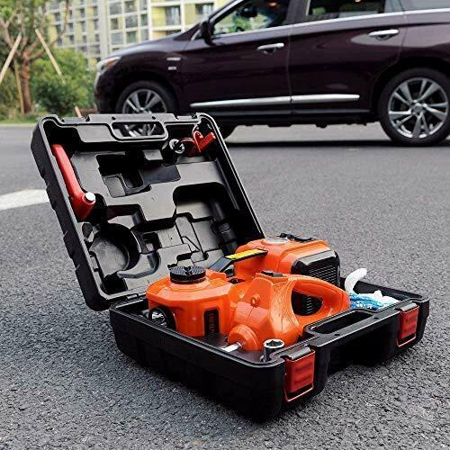 12V Electric Car Jack 5.0T11000Lb Allinone Automatic Floor Jack Kit Car Jack
