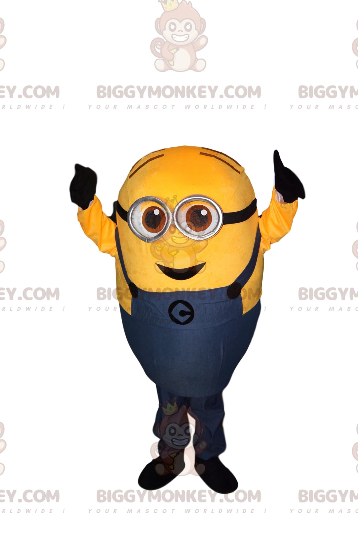BIGGYMONKEYMascot Costume of Bob the Minions Ingenious