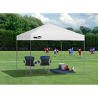 Quik Shade Expedition EX100 1-Push 10 ft. x 10 ft. White Straight Leg Pop-Up Canopy