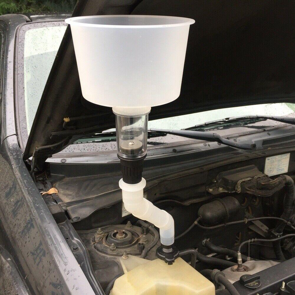 12 Pcs Coolant Refilling Funnel Kit Set with 04 Extension Pipes