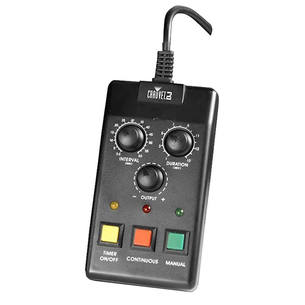 Chauvet DJ Hurricane 1200 1.0L Pro Fog/Smoke Machine with Wired Remote (2 Pack)