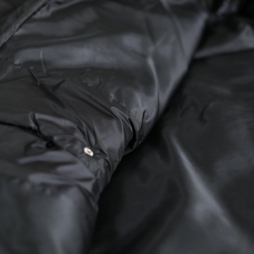 babakud solid rhombus sewing single breasted drawstring coat