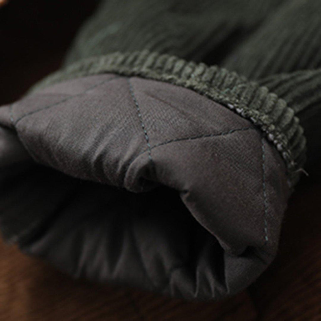 babakud winter loose casual corduroy outwear coat