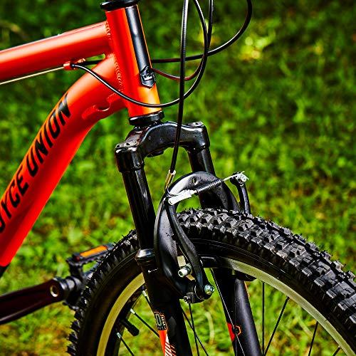 24" Royce Union RTT Mens 21-Speed Mountain Bike, Aluminum Frame, Trigger Shift, Matte Tangerine (74408)