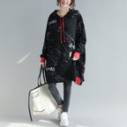 Printed Sweatshirt Pullover Hood