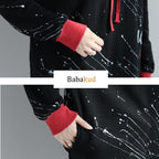 Printed Sweatshirt Pullover Hood