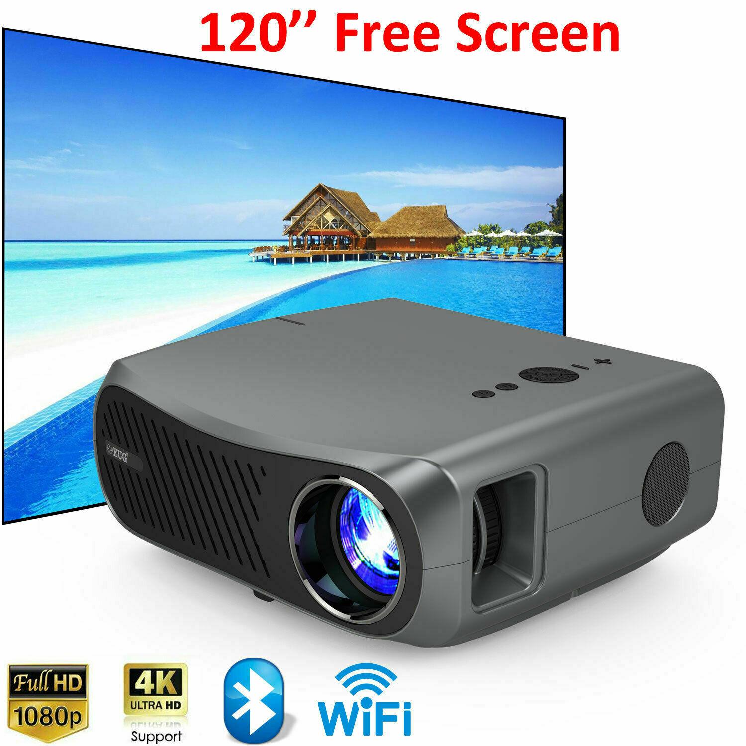 eug support 4k smart projector 5g wifi home theater proyector bt movie video tv