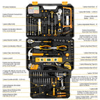 Tool Kit Box Drill Set： Home Mechanic Toolbox with 12V Power Cordless Drill Hand Repair Tools Sets Combo Kits StoraOrganizer Drawer Case for Men