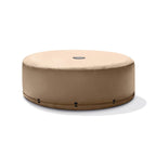 PureSpa Energy Efficient 6.5-Feet Outdoor Hot Tub Cover for 4-Person Round  Spas and Cushioned Soft Foam Headrest