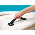 PureSpa Energy Efficient 6.5-Feet Outdoor Hot Tub Cover for 4-Person Round  Spas and Cushioned Soft Foam Headrest