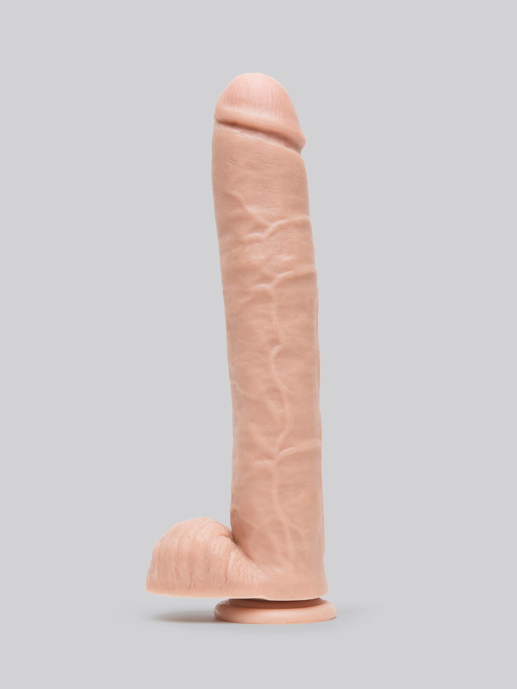 Hung Rider Bruno Large Realistic Suction Cup Dildo 12 Inch, Flesh Pink