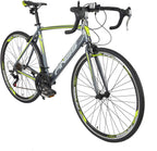 Road Bike with  Shifter System - 700C Wheel 21 Speed with Light Aluminum Alloy Frame, This City Bike with Comfort Ergonomic Saddle is Perfect for Pratice, Fitness and as a Commuter Bicycle.