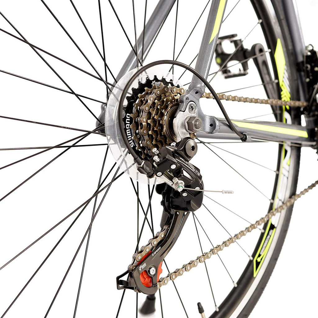 Road Bike with  Shifter System - 700C Wheel 21 Speed with Light Aluminum Alloy Frame, This City Bike with Comfort Ergonomic Saddle is Perfect for Pratice, Fitness and as a Commuter Bicycle.