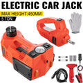 Car Jack Lift 5 Ton 12V DC Electric Hydraulic Floor Jack Tire Impact Wrench Kits